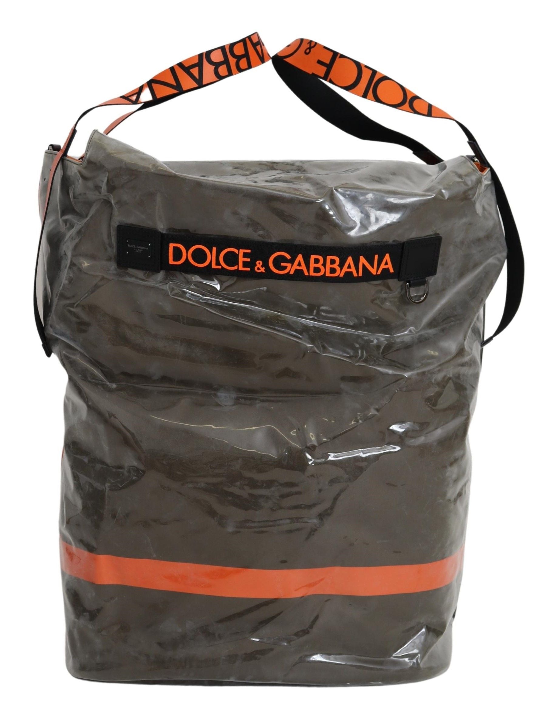 Dolce & Gabbana Baumwolle Herren Große Stoff Grün Einkaufstasche
