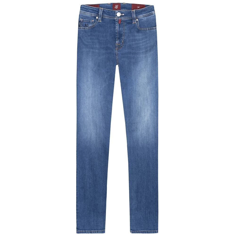 Tramarossa Blaue Herrenjeans aus Baumwolle