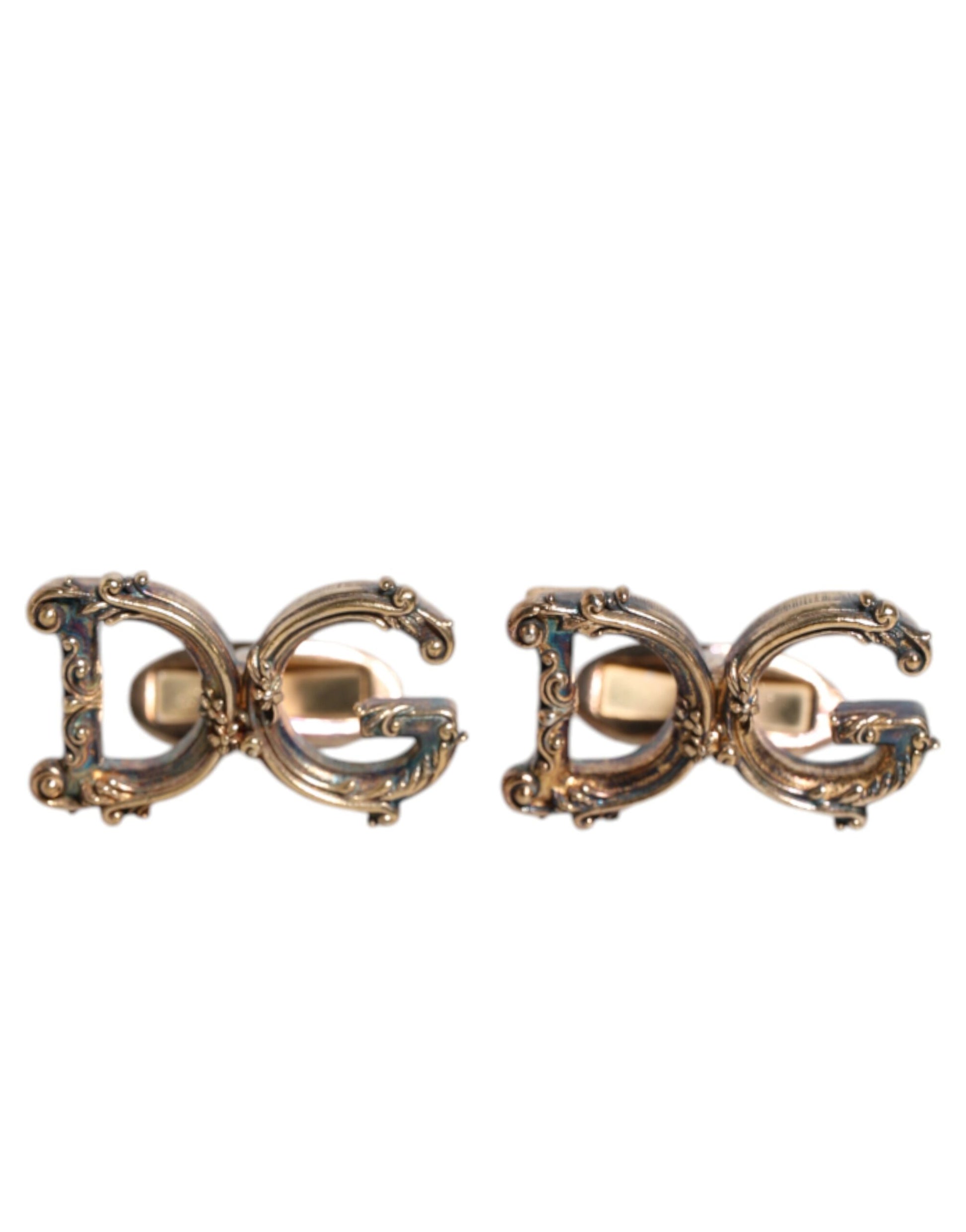 Dolce & Gabbana Manschettenknopf aus 925er Sterlingsilber mit DG-Logo