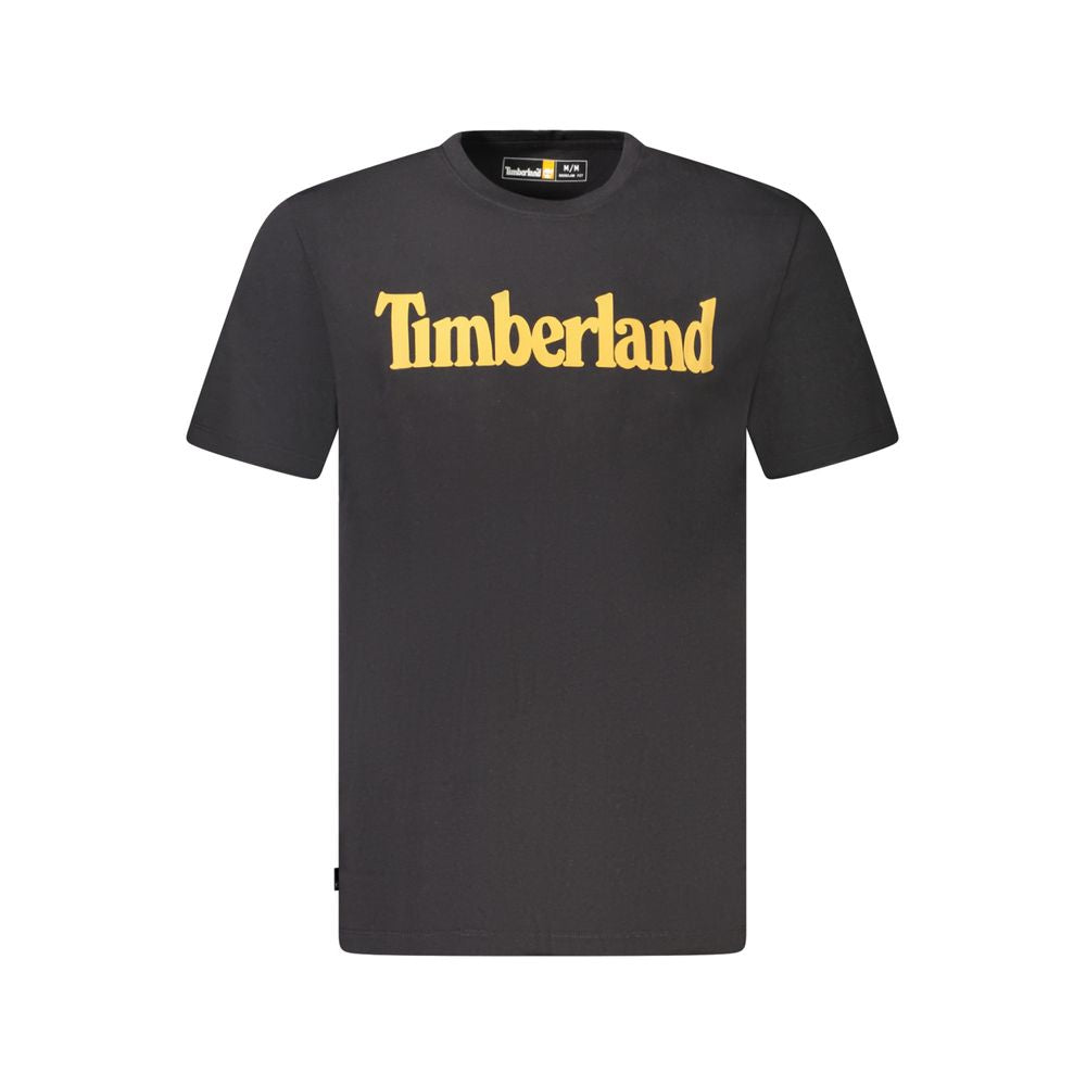 Schwarzes Baumwoll-T-Shirt von Timberland