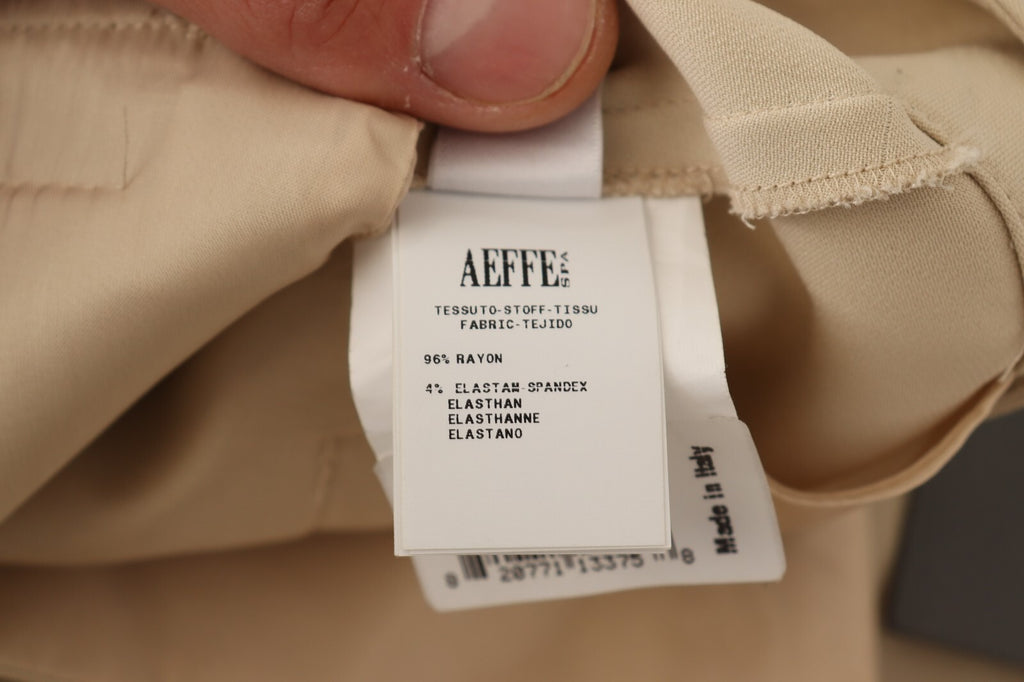 Alberta Ferretti Beige Dress Pants for Women additional view
