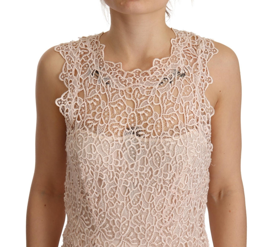 Ermanno Scervino Beige Midi Dress for Women additional view