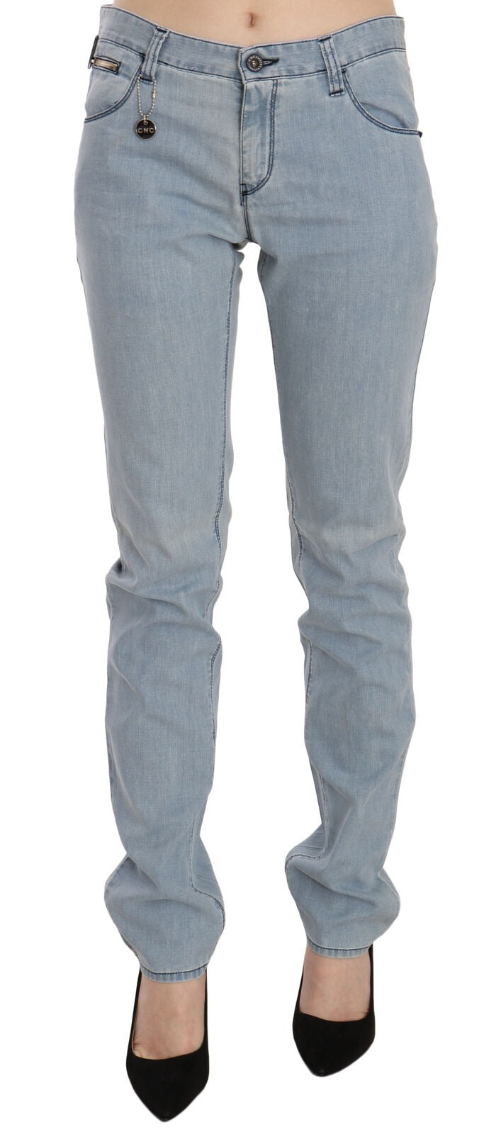 Costume National Blue Skinny Jeans for Women