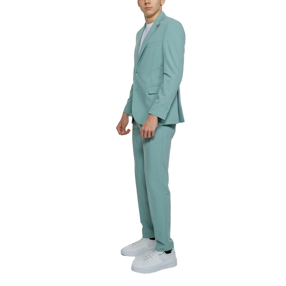 Mulish Green Polyester Two-Piece Suit