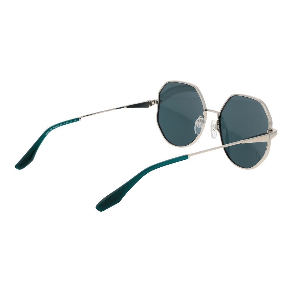 Lunettes de soleil Trussardi en métal argenté