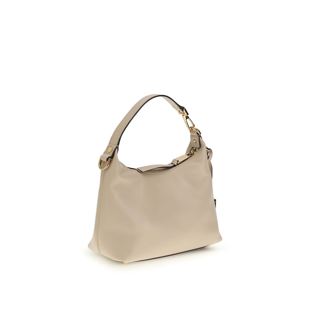 Sac à main Versace en cuir de veau beige Bos Taurus