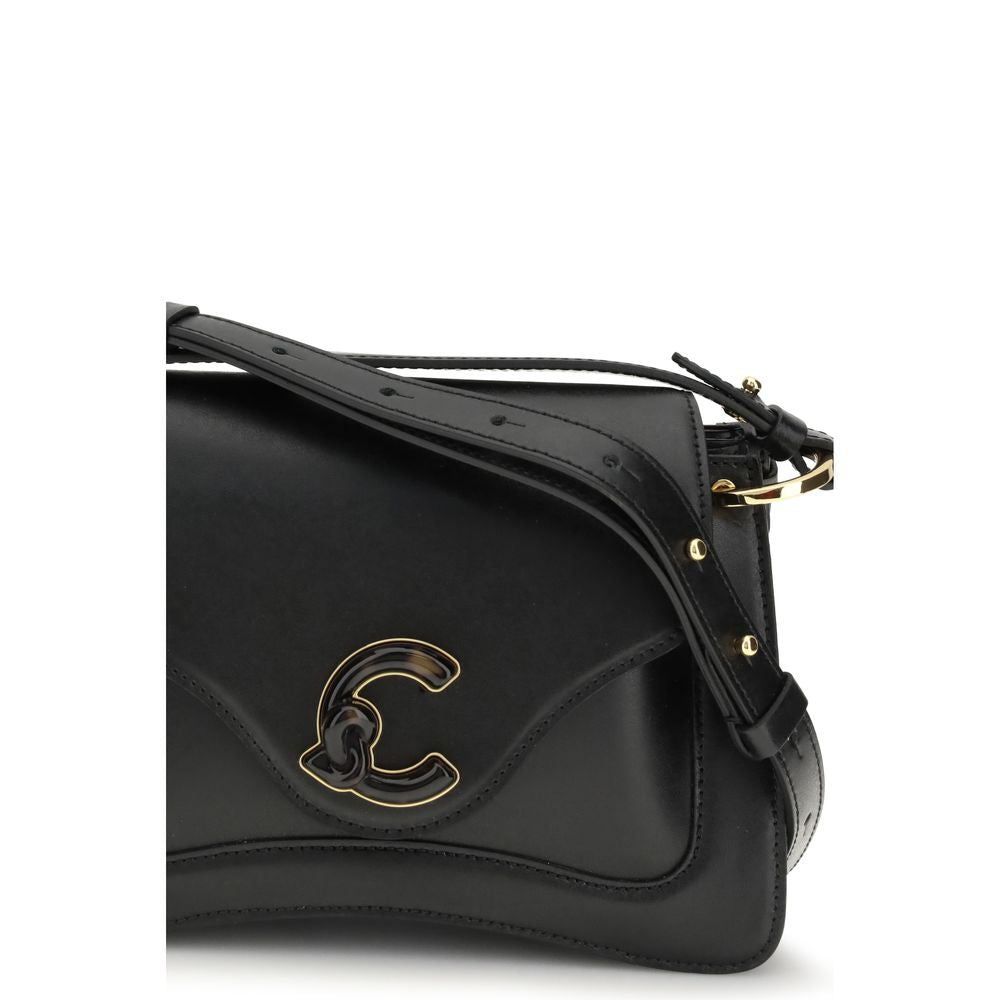 Coccinelle Black Shoulder Bag for Women side view