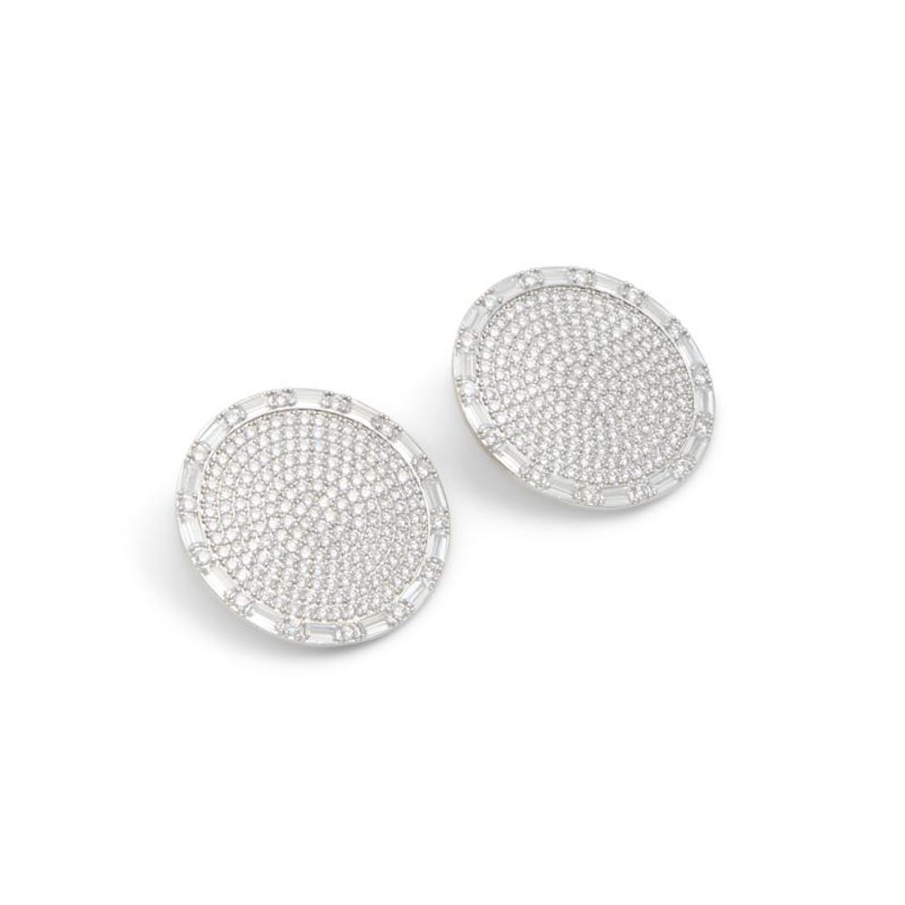 Boucles d'oreilles en élasthanne argenté ALDO