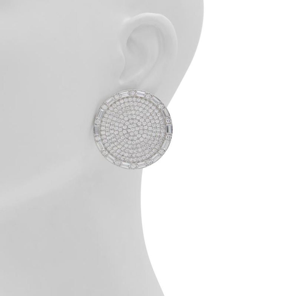 Boucles d'oreilles en élasthanne argenté ALDO