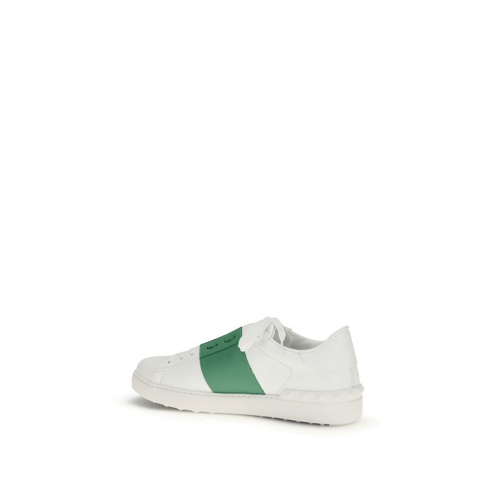 Valentino Garavani White Low Top Sneakers for Men detail view