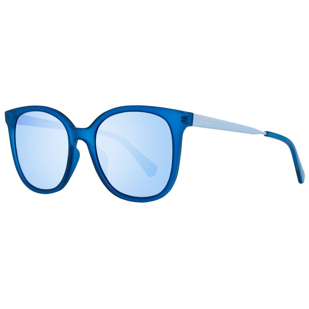 Lunettes de soleil en plastique bleu SKECHERS