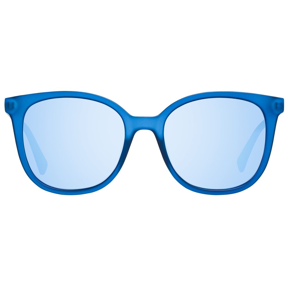 Lunettes de soleil en plastique bleu SKECHERS