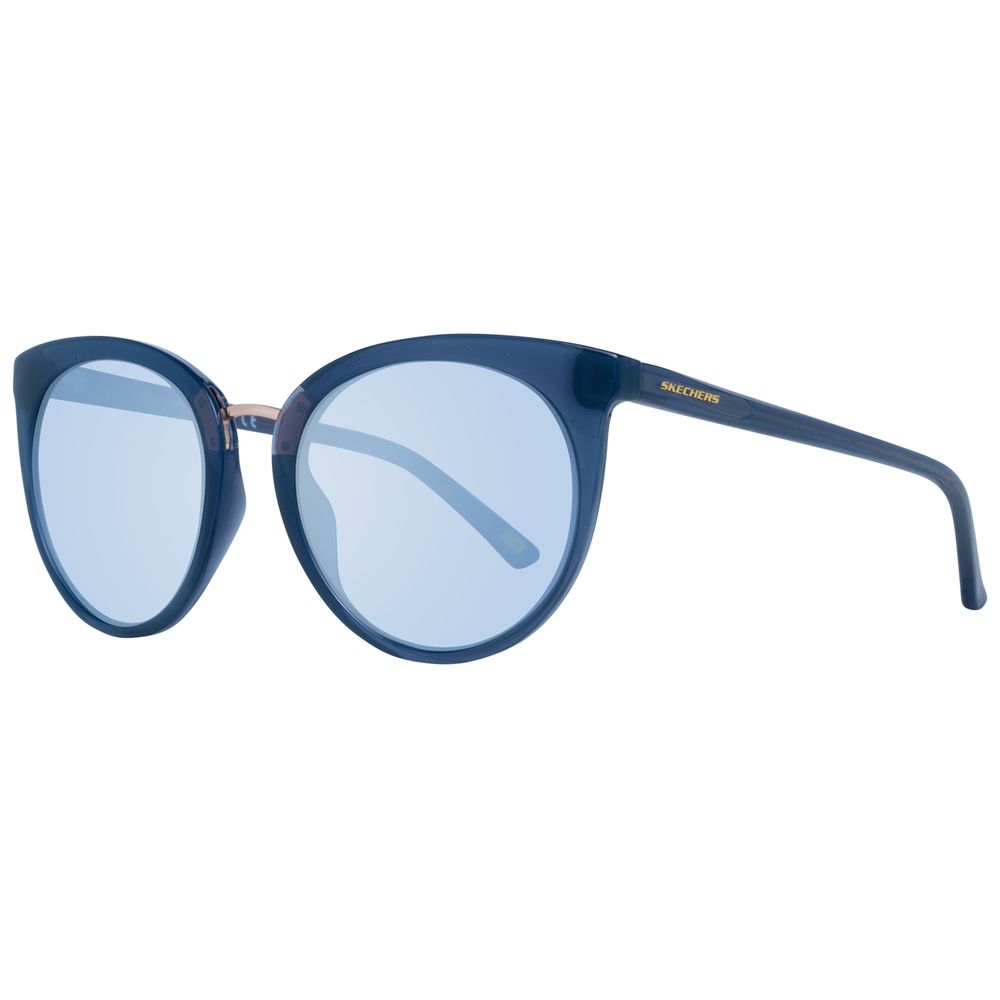 Lunettes de soleil en plastique bleu SKECHERS