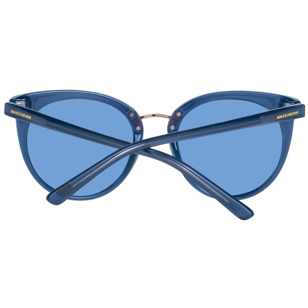 Lunettes de soleil en plastique bleu SKECHERS