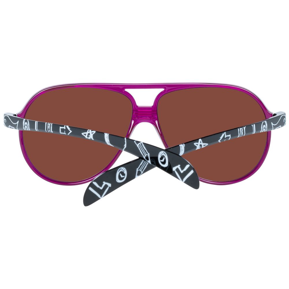 ESSAYEZ DE CHANGER LA COUVERTURE Lunettes de soleil en plastique violet