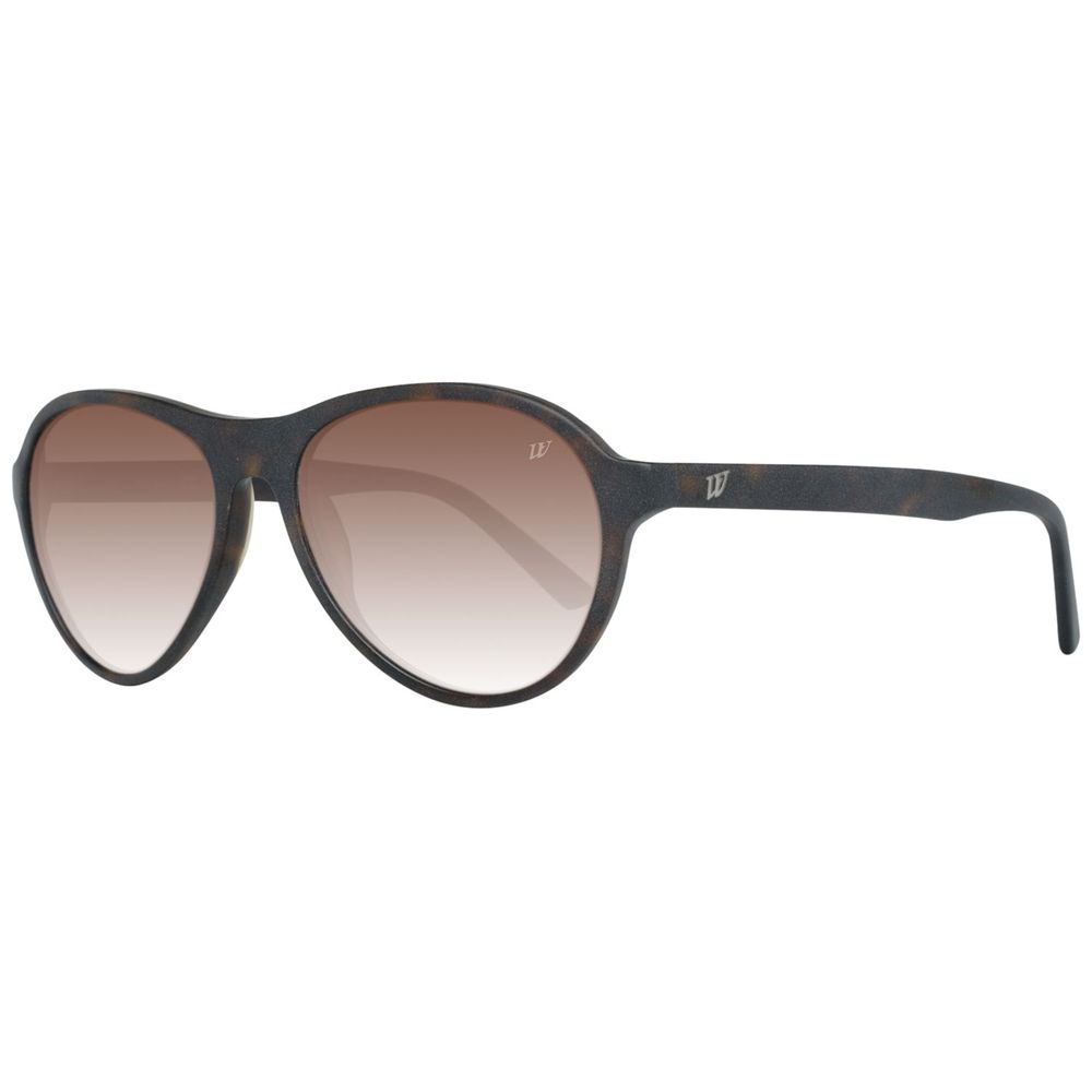 WEB EYEWEAR Lunettes de soleil en plastique marron