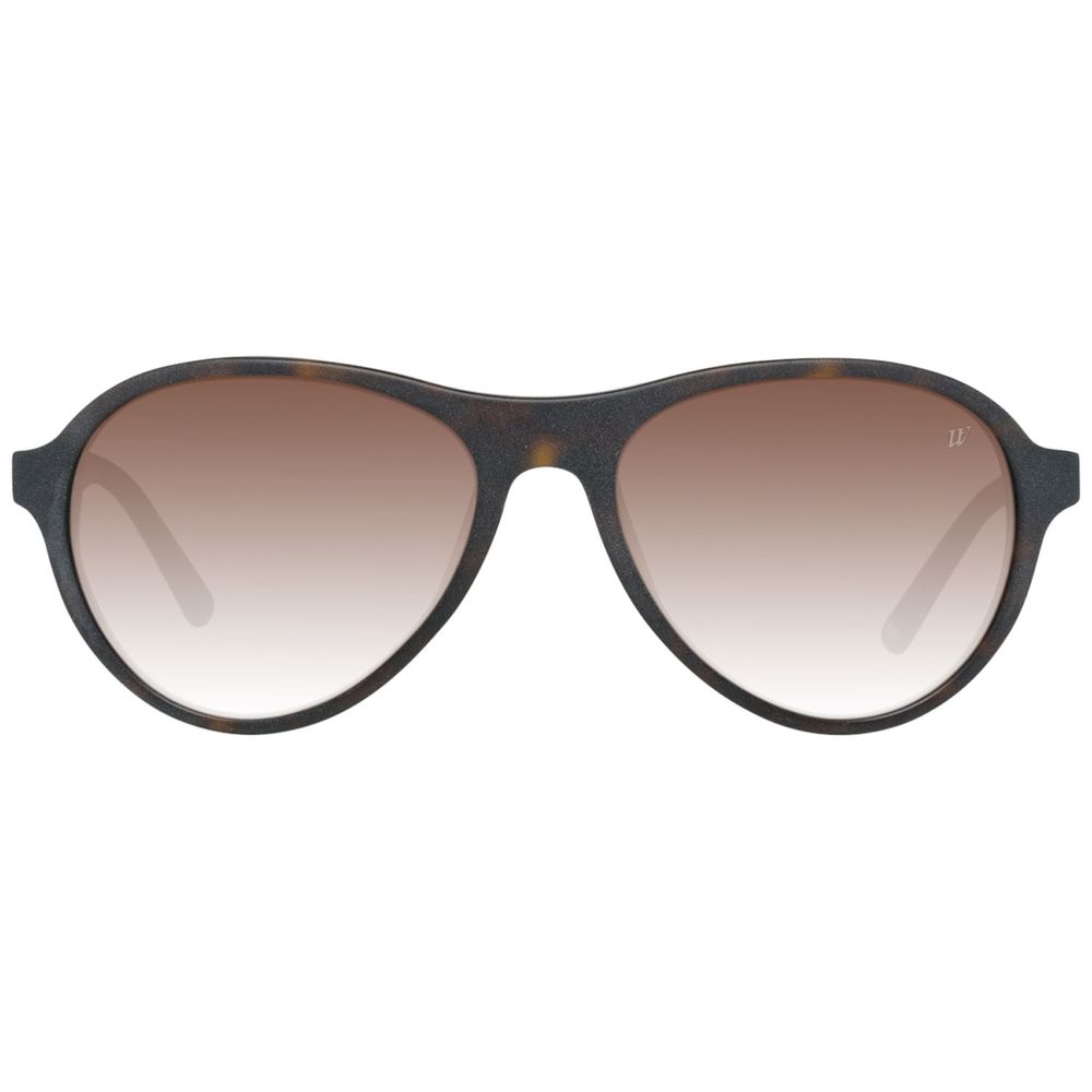 WEB EYEWEAR Lunettes de soleil en plastique marron