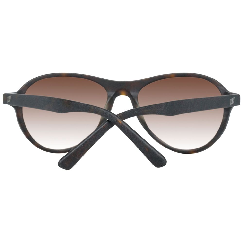WEB EYEWEAR Lunettes de soleil en plastique marron