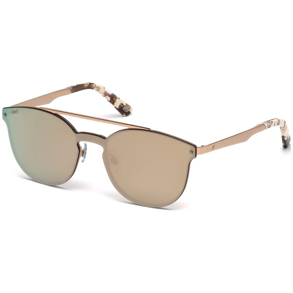 Lunettes de soleil en métal rose WEB EYEWEAR