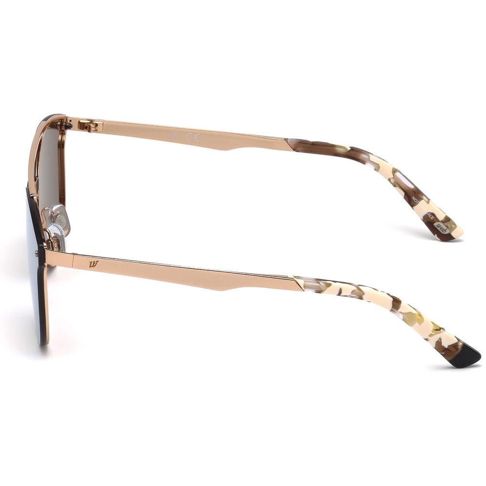 Lunettes de soleil en métal rose WEB EYEWEAR