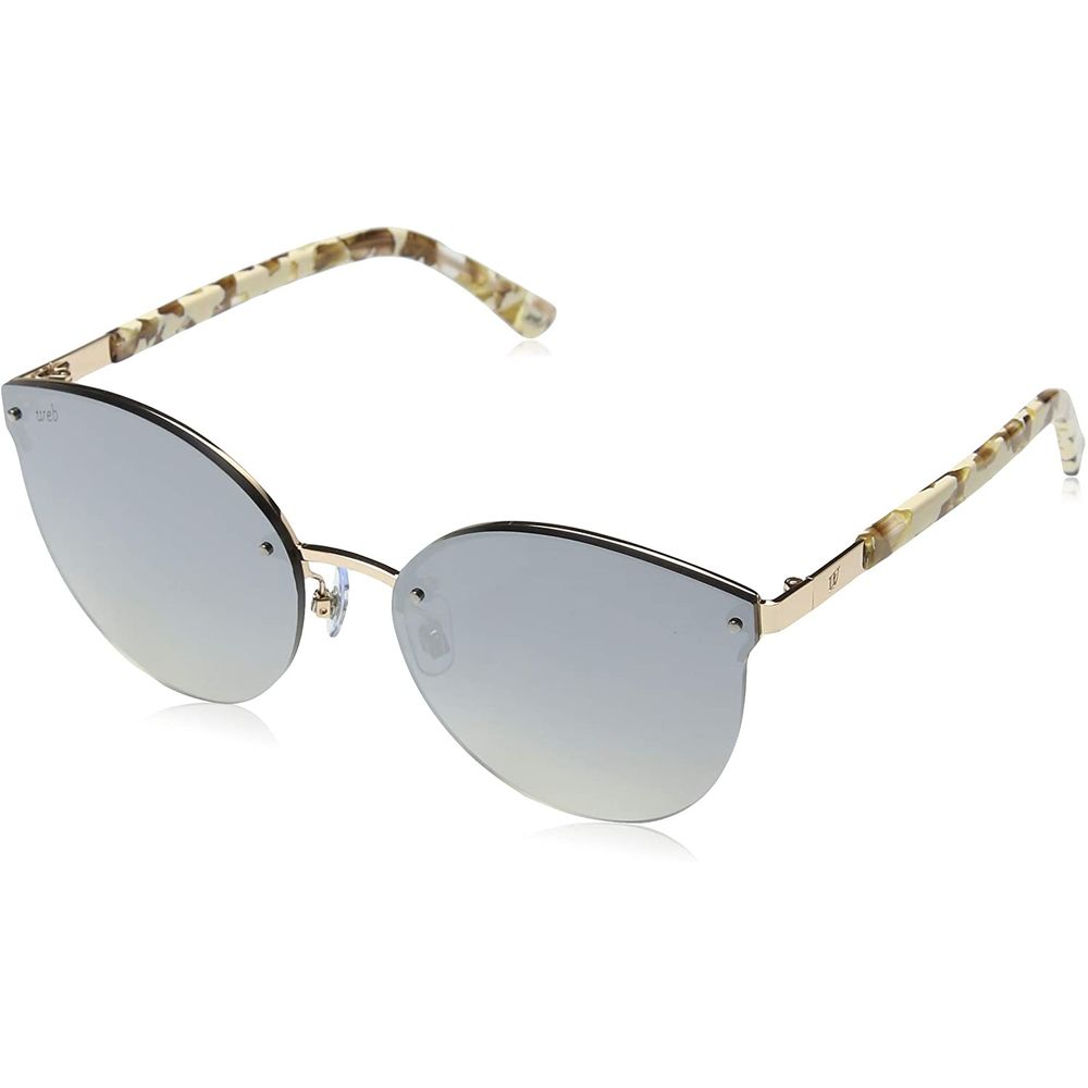 Lunettes de soleil en métal rose WEB EYEWEAR