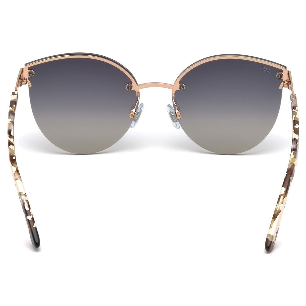 Lunettes de soleil en métal rose WEB EYEWEAR