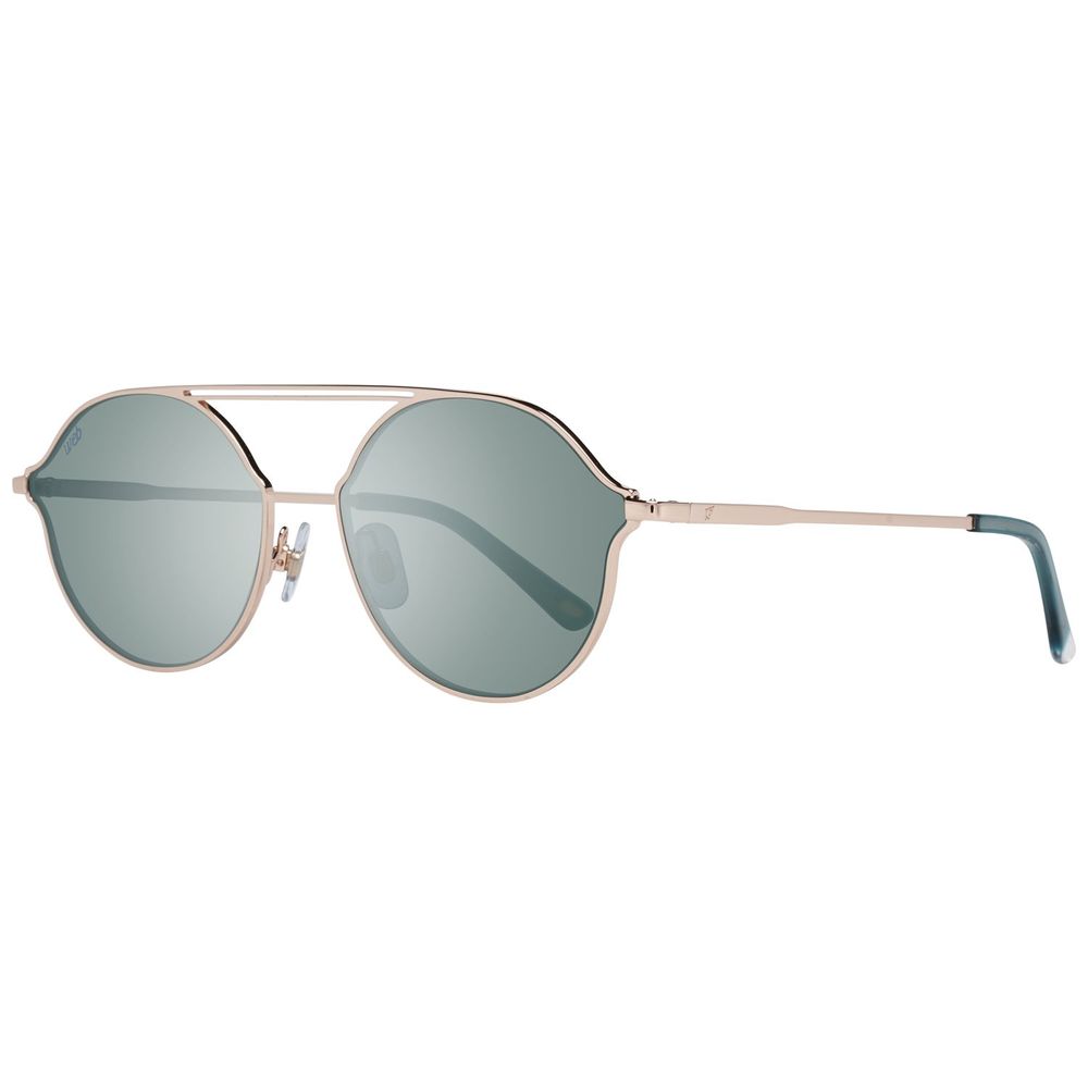WEB EYEWEAR Gold Sunglasses Unisex