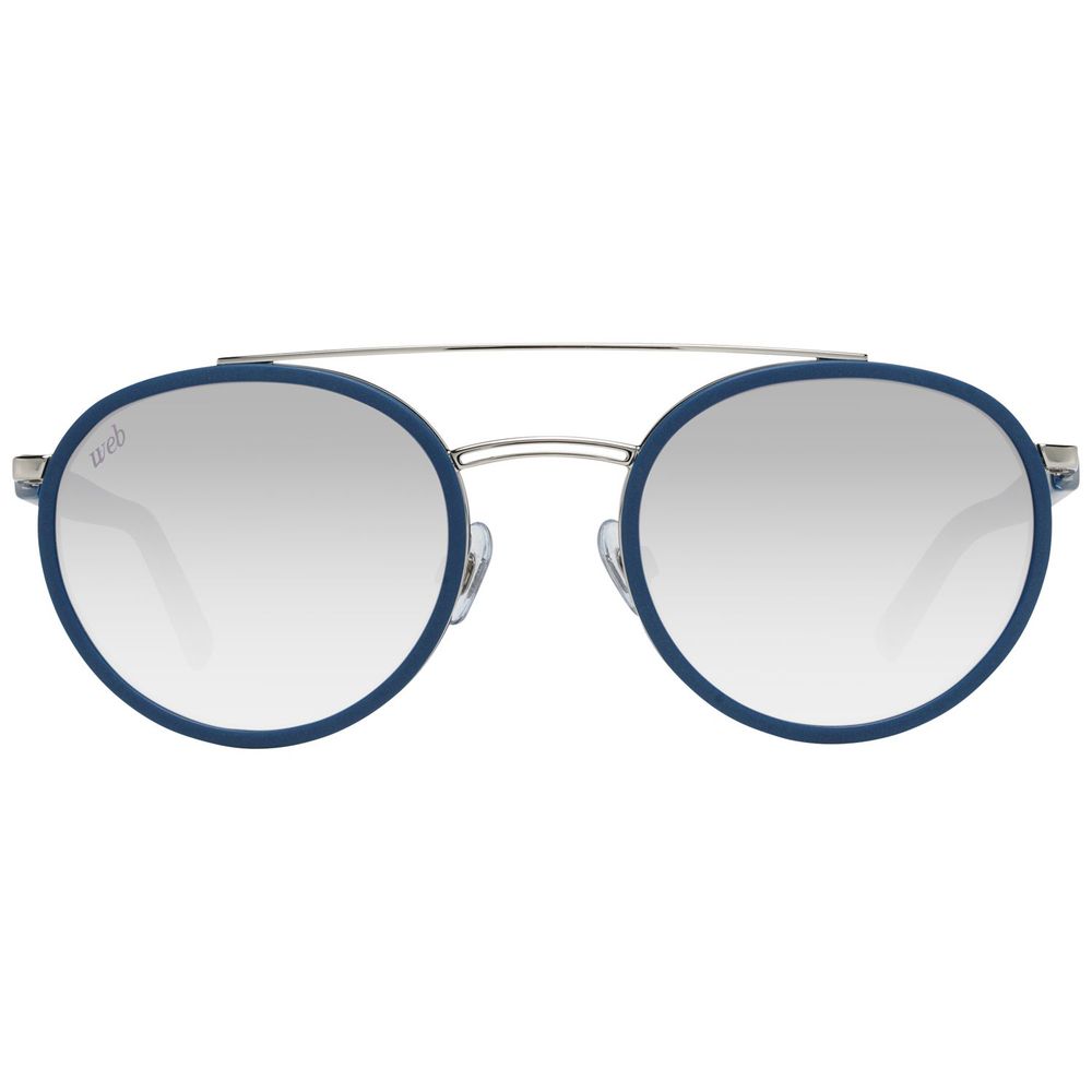 Lunettes de soleil WEB EYEWEAR en métal bleu
