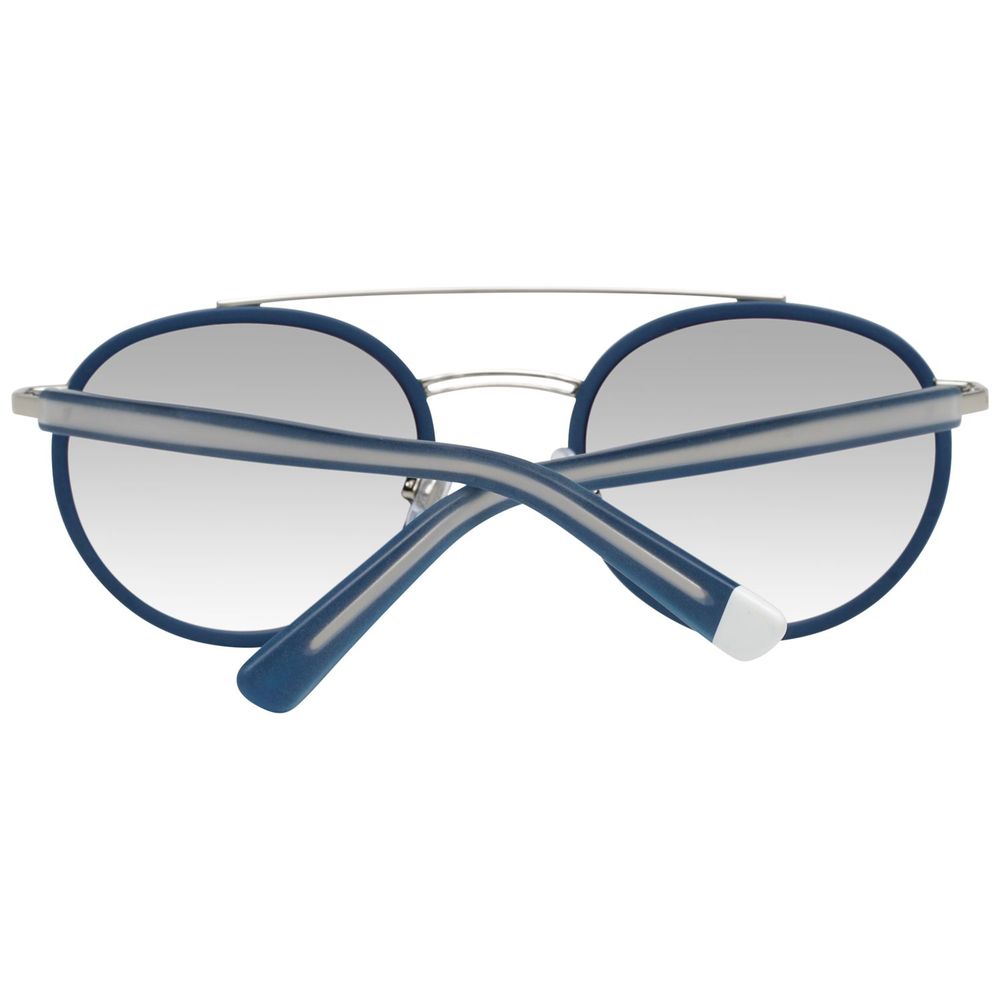 Lunettes de soleil WEB EYEWEAR en métal bleu