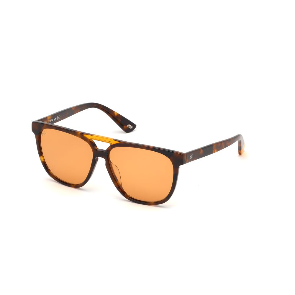 WEB EYEWEAR Brown Sunglasses Unisex