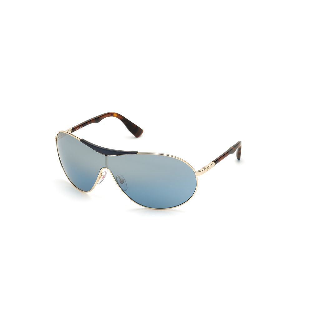 WEB EYEWEAR Gold Sunglasses Unisex