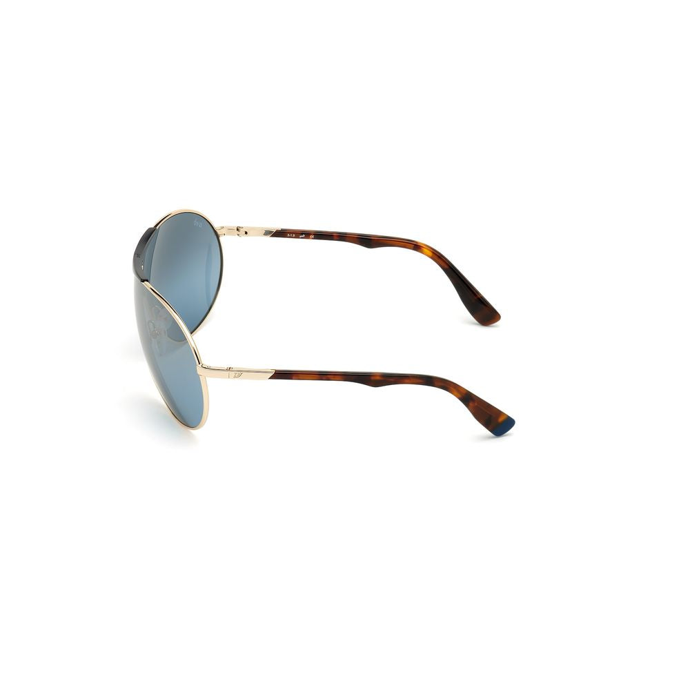 WEB EYEWEAR Gold Sunglasses Unisex alternate view