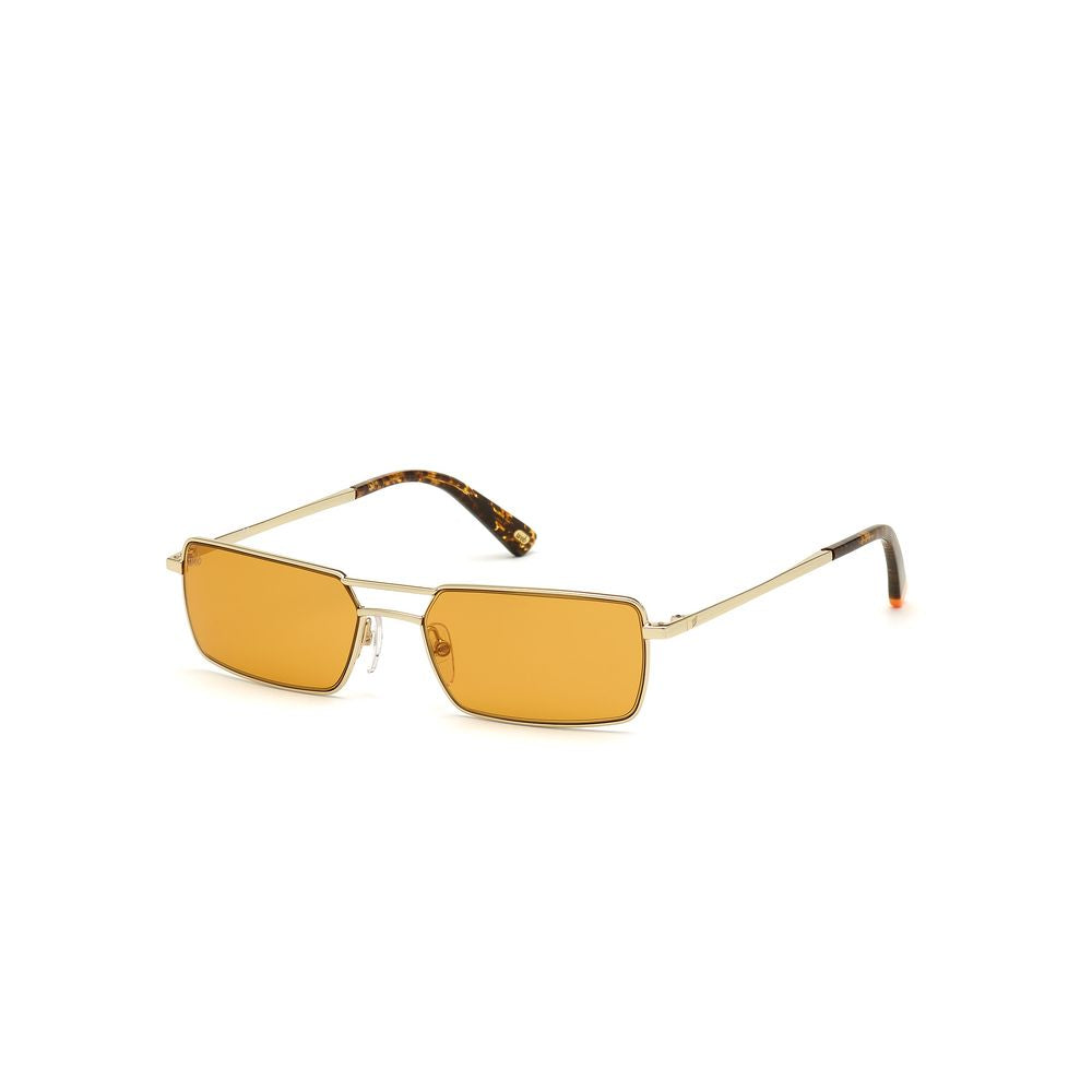 WEB EYEWEAR Gold Sunglasses Unisex