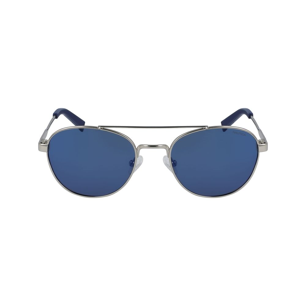 Lunettes de soleil métalliques Nautica argentées