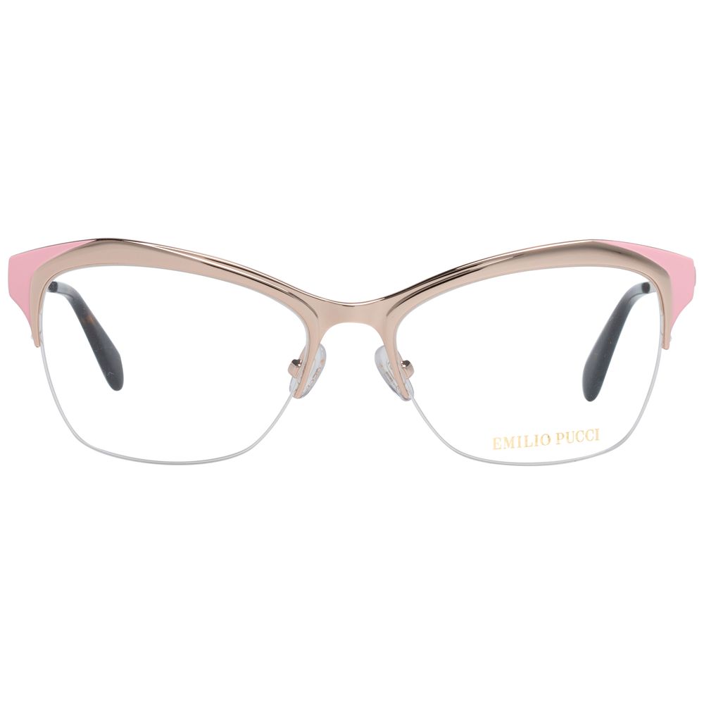 Emilio Pucci Gold Glasses Frames for Women alternate view