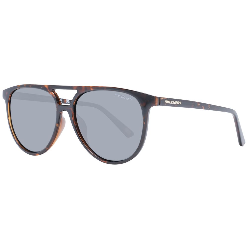 Lunettes de soleil SKECHERS en plastique marron