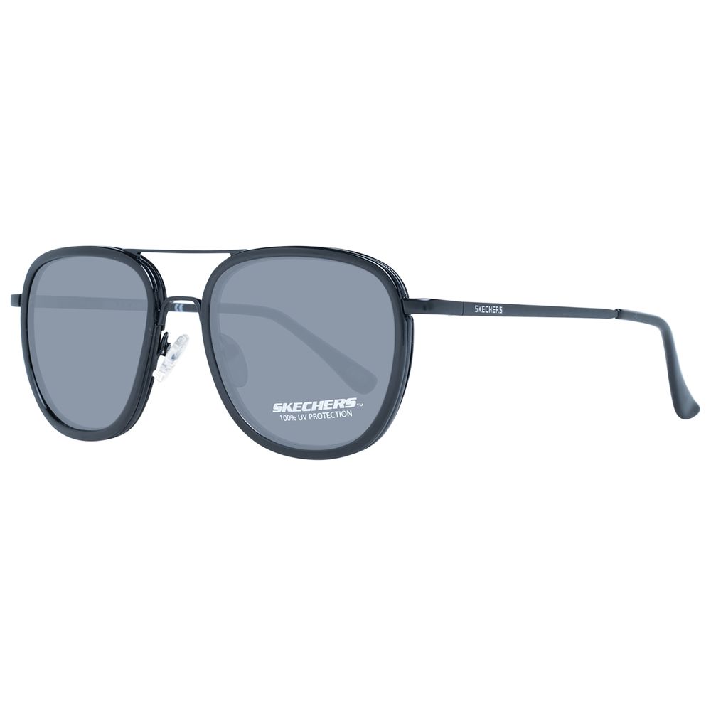 SKECHERS Lunettes de soleil en métal noir