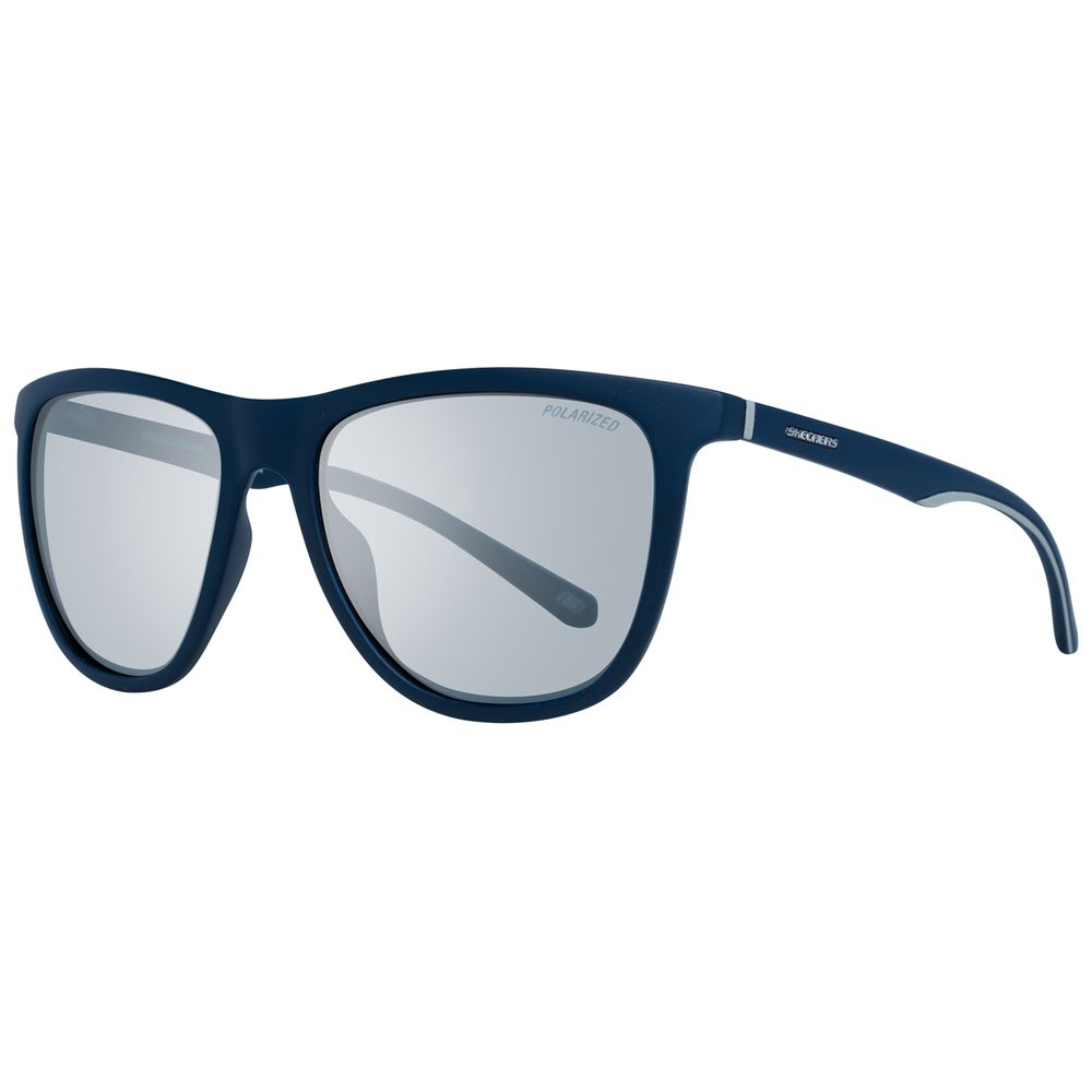 Lunettes de soleil en plastique bleu SKECHERS