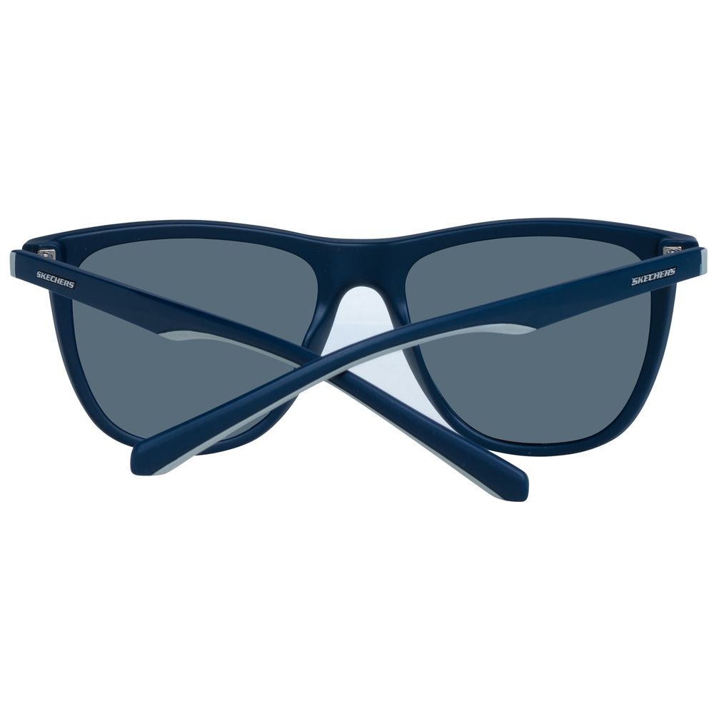 Lunettes de soleil en plastique bleu SKECHERS