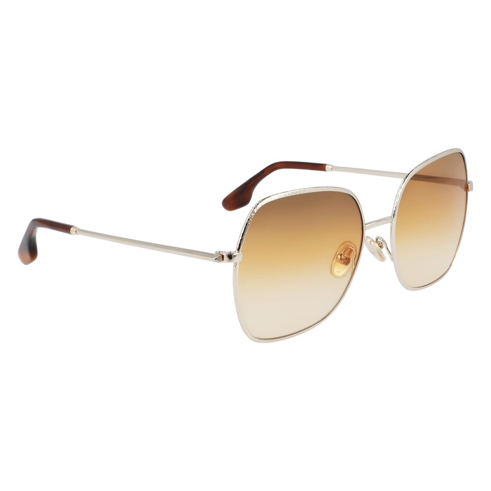Victoria Beckham Gold Sunglasses for Women detail view