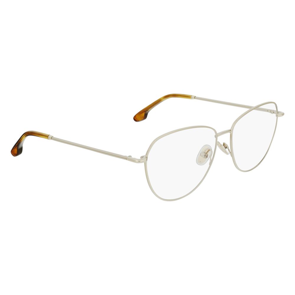 Victoria Beckham Gold Glasses Frames for Women detail view