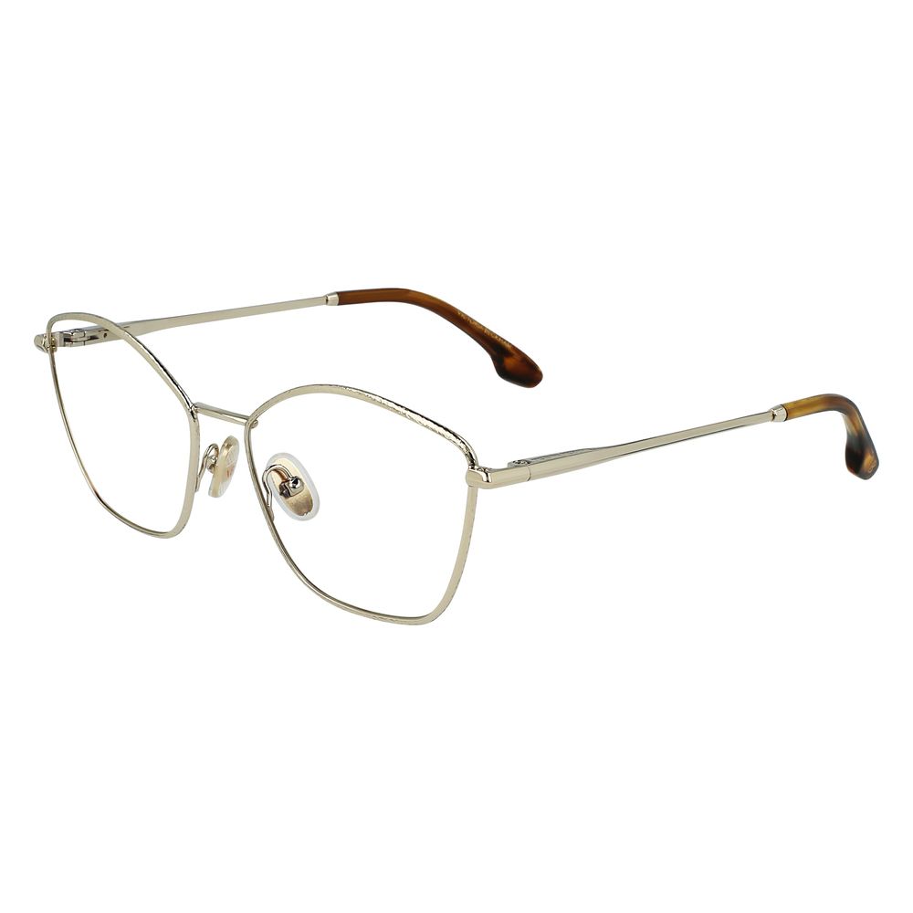 Victoria Beckham Gold Glasses Frames for Women