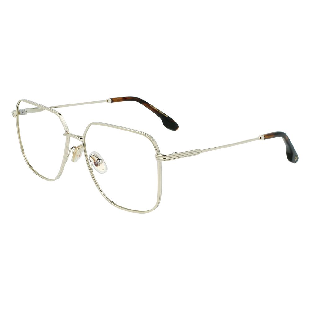 Victoria Beckham Gold Glasses Frames for Women
