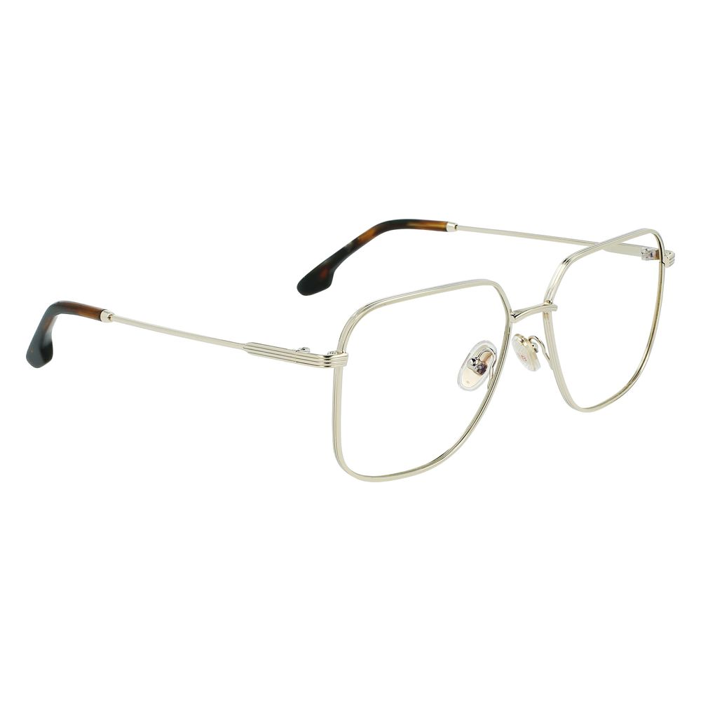 Victoria Beckham Gold Glasses Frames for Women detail view