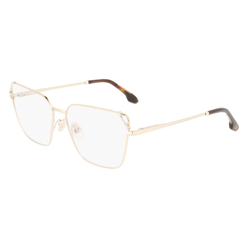 Victoria Beckham Gold Glasses Frames for Women