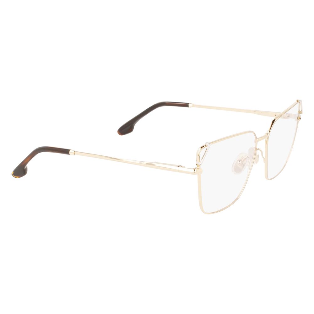 Victoria Beckham Gold Glasses Frames for Women detail view