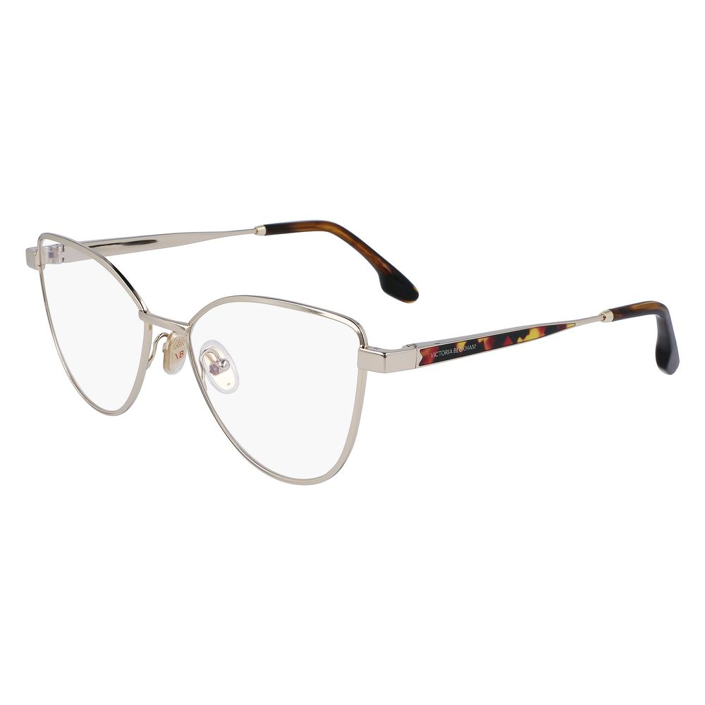 Victoria Beckham Gold Glasses Frames for Women