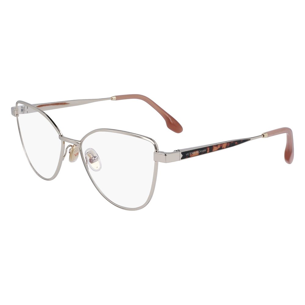 Victoria Beckham Gold Glasses Frames for Women
