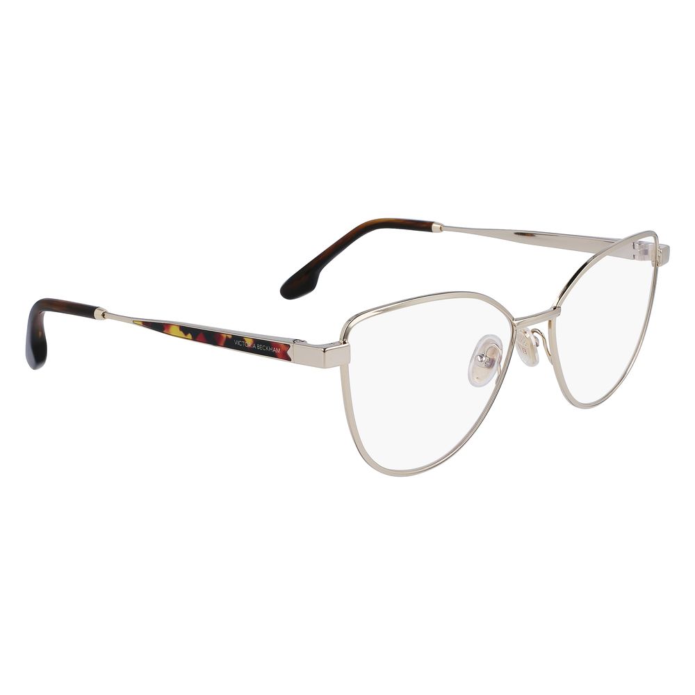 Victoria Beckham Gold Glasses Frames for Women detail view