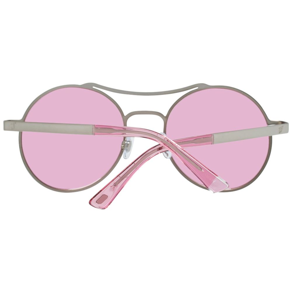 WEB EYEWEAR Gold Metal Sunglasses